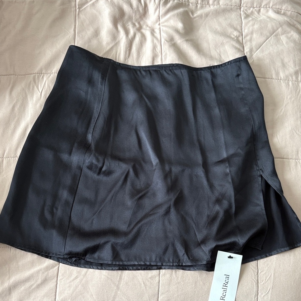 Reformation Silk Mini Skirt